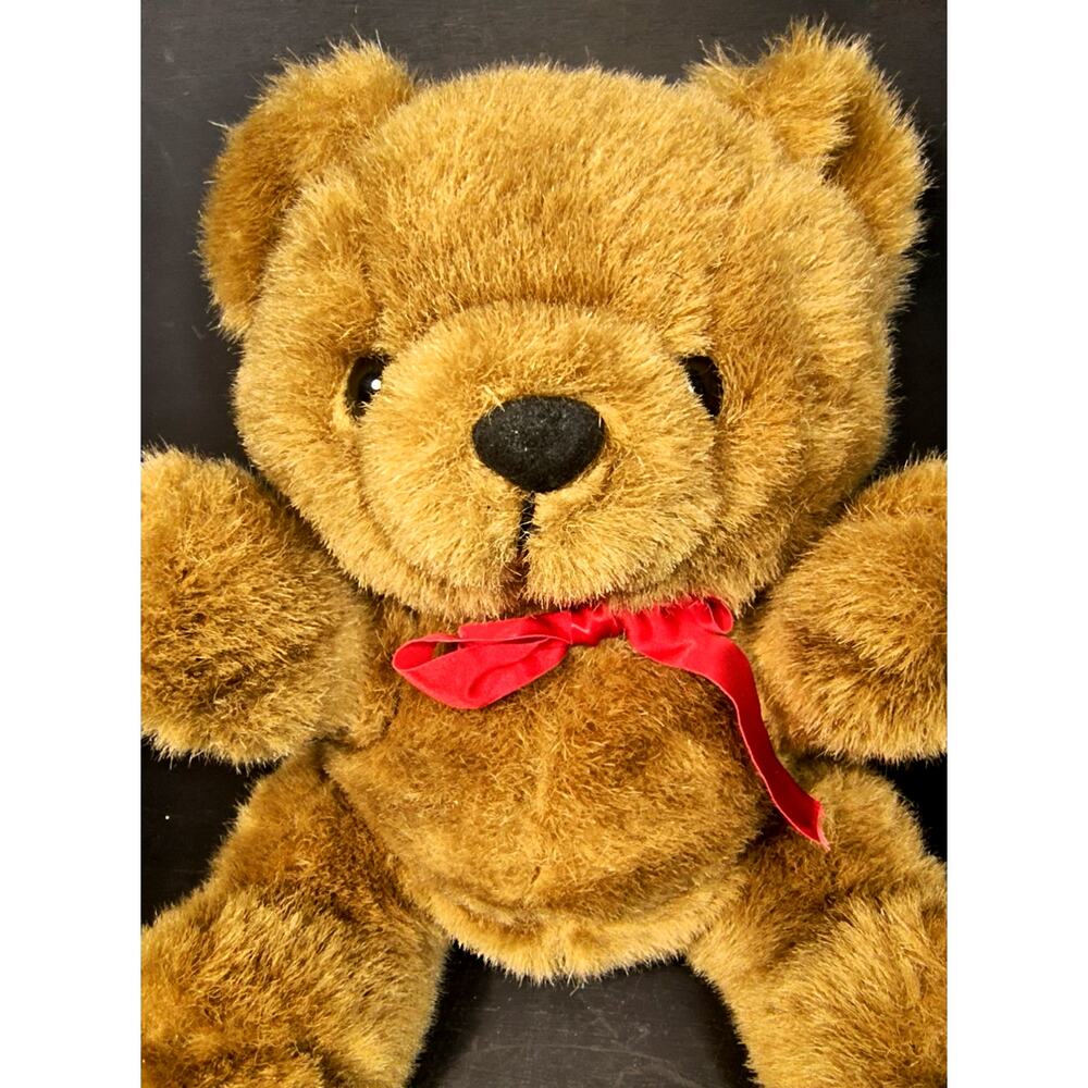 1807.  Plush Brown Teddy Bear 8 Inch